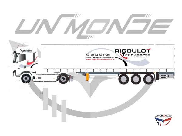 Renault T High 2023 Remorque Tautliner RIGOULOT