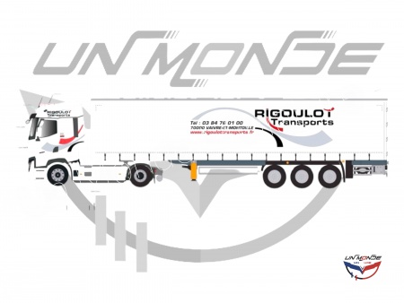 Renault T High 2023 Remorque Tautliner RIGOULOT