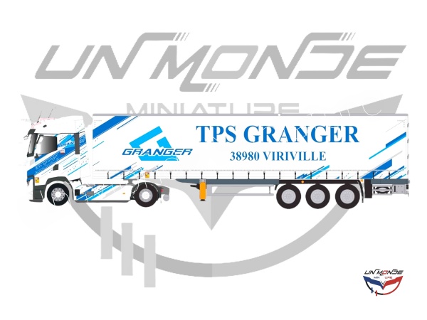 Renault T High 2023 Semi TAUTLNER GRANGER