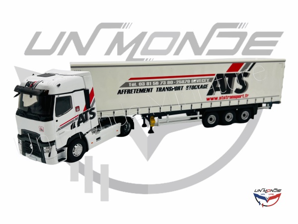 Renault T High Remorque Tautliner FRUEHAUF ATS