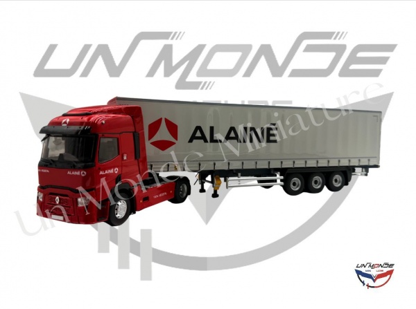 Renault T480 Remorque Tautliner OLEO GROUPE ALAINE