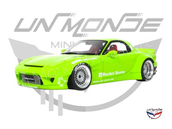 Rocket Bunny Aero V1 Mazda FD3S 2015 Pearl Green