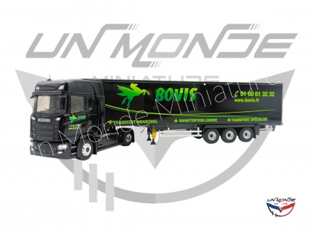 Scania 500 S Remoque Fourgon Bovis V2 Numero