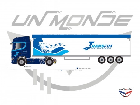 Scania 500 S Remorque Benne C&eacute;r&eacute;ali&egrave;re TRANSFIM