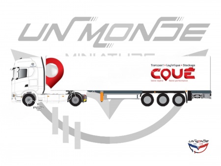 Scania 500 S Remorque Fourgon COUE