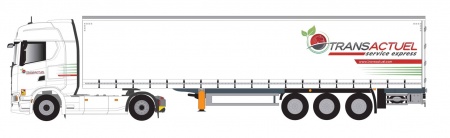 Scania 500 S Remorque Tautliner TRANSACTUEL