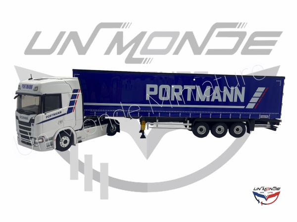 Scania 500S Remorque Tautliner TRANSPORTS PORTMANN