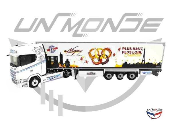 Scania 500S Semi Fourgon TR Blanc Nigay JO