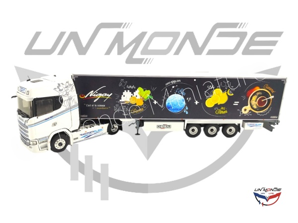 Scania 500S Semi Frigo Chereau TPS Blanc NIGAY L\'Art et la Science