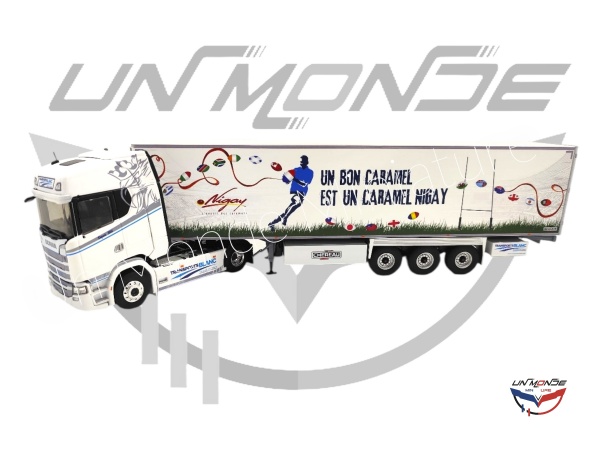 Scania 500S Semi Frigo Chereau TR Blanc Nigay Rugby