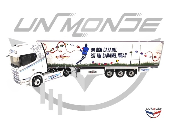 Scania 500S Semi Frigo Chereau TR Blanc Nigay Rugby
