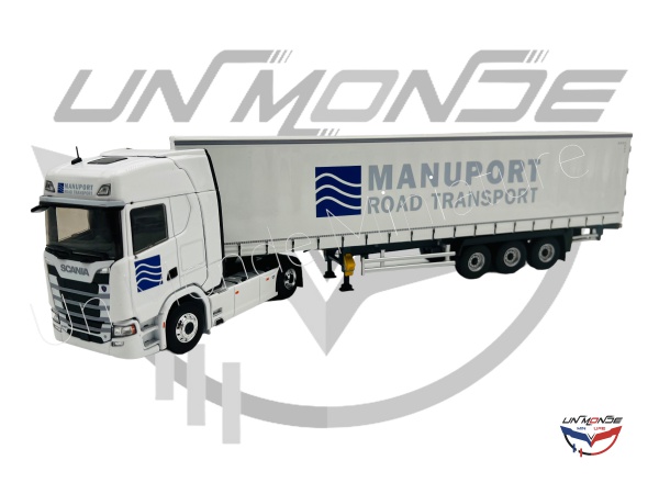 Scania 500S V8 Remorque Tautliner MANUPORT LOGISTICS