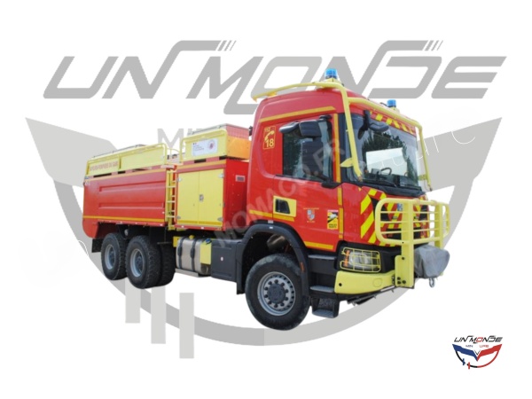 Scania P410 Gallin Groupe DESAUTEL CCFS 26T 6x6 SDIS 30 Gard