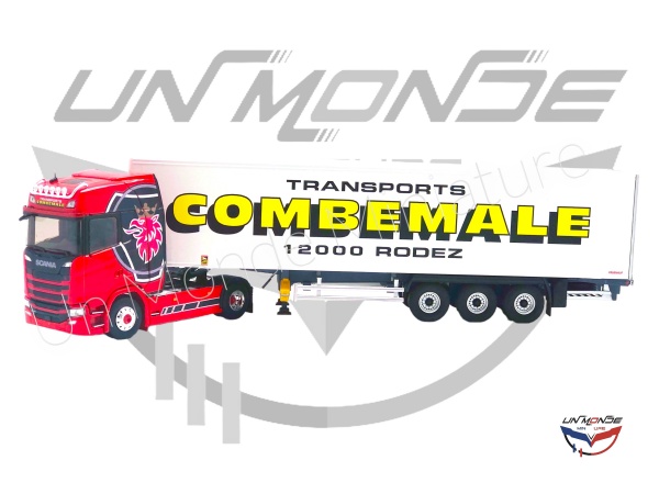 Scania S500 Remorque Fourgon TRANSPORTS COMBEMALE