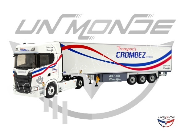 Scania S500 V8 Remorque Lamberet TRANSPORTS CROMBEZ