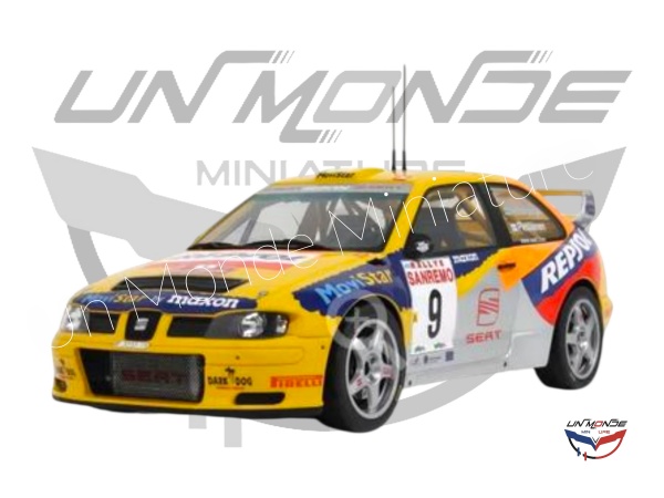 Seat Cordoba EVO 2 WRC H.ROVANPERA San Remo 1999 Yellow