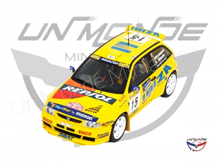 Seat Ibiza Kit Car Yellow H.ROVANPERA Rallye Monte Carlo 1998
