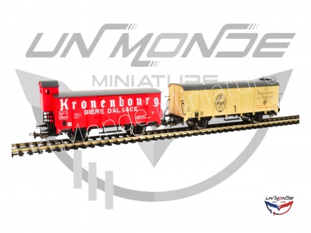 Set de 2 wagons bière SNCF