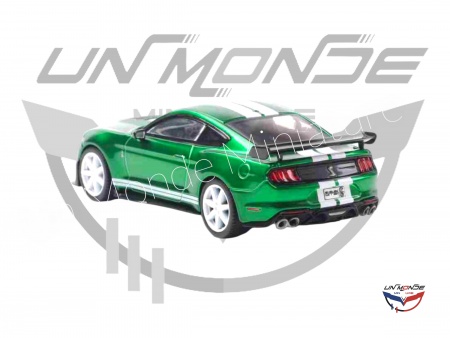 Shelby Mustang GT500 2020 Eruption Green Metallic With White Stripes
