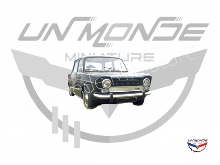 Simca 1000 1968 Vert Borodine