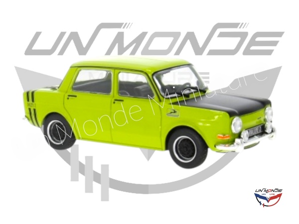 Simca 1000 Rallye 2 Verte & Noir 1970