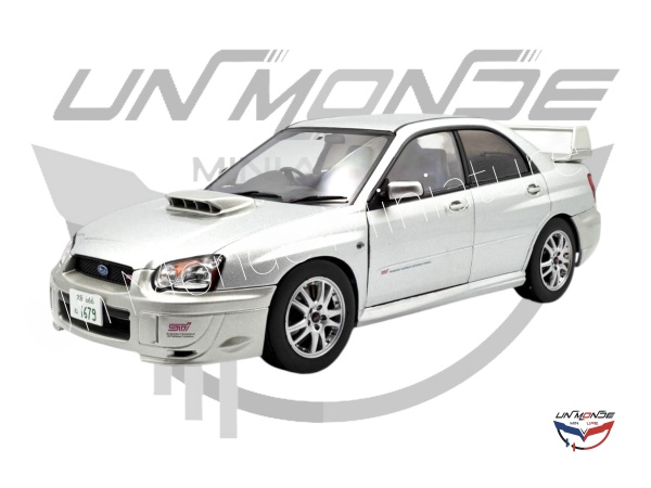 Subaru Impreza WRX STI 2003 Prenium Silver Effect