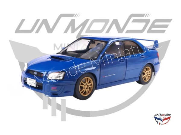 Subaru Impreza WRX STI Solido Works 2003 Blue