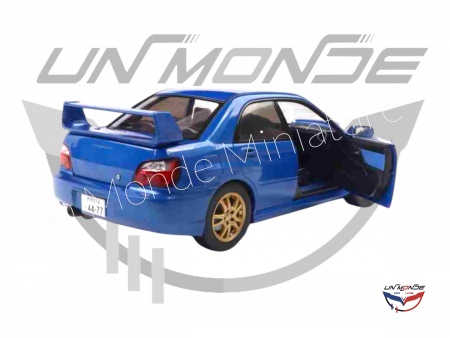 Subaru Impreza WRX STI Solido Works 2003 Blue