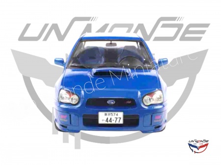 Subaru Impreza WRX STI Solido Works 2003 Blue