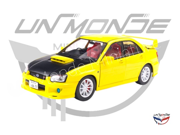 Subaru Impreza WRX STI Solido Works 2003 Yellow