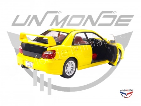 Subaru Impreza WRX STI Solido Works 2003 Yellow