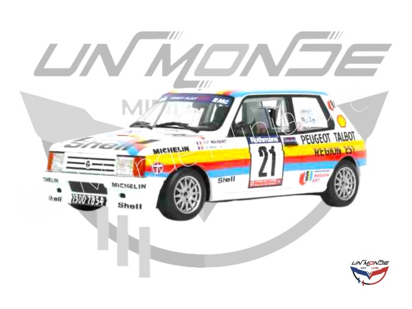 Talbot Samba Rally GR.B J.P BOUQUET TDC 1985 White