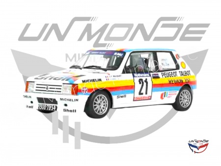 Talbot Samba Rally GR.B J.P BOUQUET TDC 1985 White