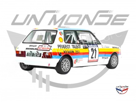 Talbot Samba Rally GR.B J.P BOUQUET TDC 1985 White