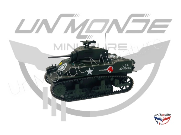 Tank Leger M5A1 37me Bataillon de Tank France Septembre 1944