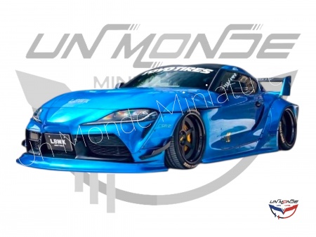 Toyota GR Supra Liberty Walk Body Kit 2025 Blue Metallic