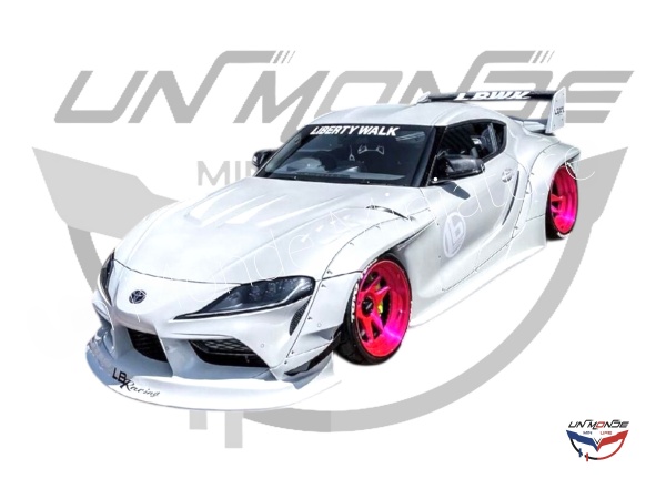 Toyota GR Supra Liberty Walk Body Kit 2025 White Pink