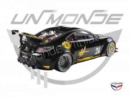 Toyota GR86 Liberty Walk Body Kit 2024 Gold and Black