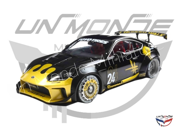 Toyota GR86 Liberty Walk Body Kit 2024 Gold and Black