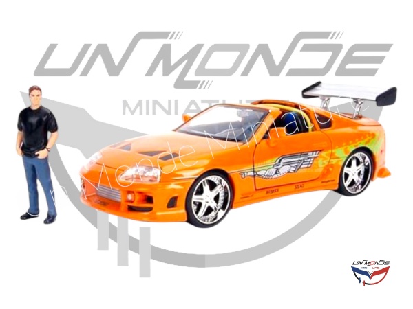 Toyota Suora With Brian O\'Conner FF Figure 1995 Orange
