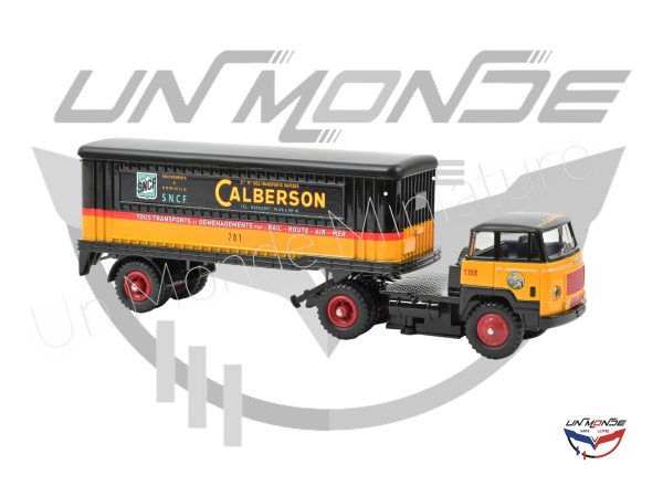 Unic Esterel Calberson and Trailer