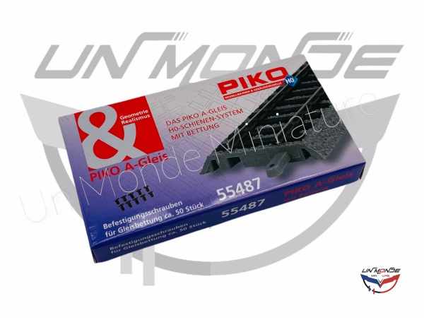 Vis Pour Fixation Voie A Sur Ballast 50 pices / Echelle HO