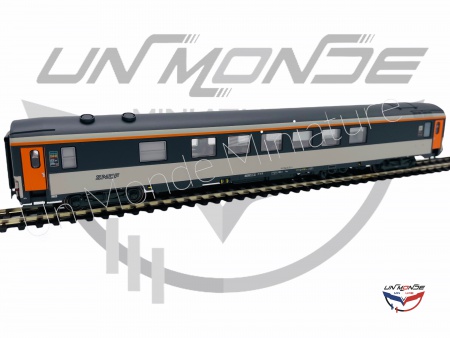 Voiture Club 34 VTU Corail Logo Nouille SNCF