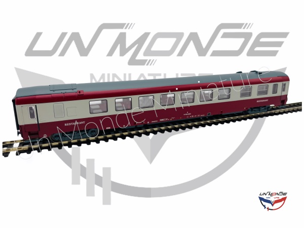 Voiture Rest VRU Rouge & Gris SNCF