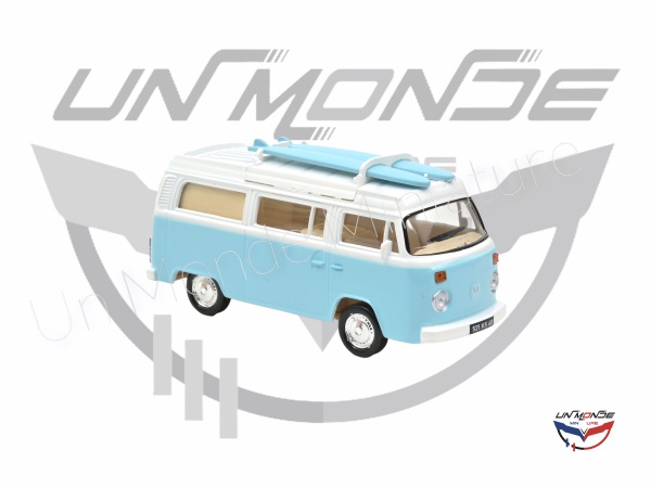 Volkswagen Combi T2b Camper Van 1973 Light Blue Jet-car