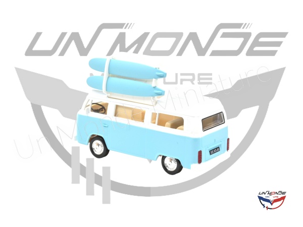 Volkswagen Combi T2b Camper Van 1973 Light Blue Jet-Car