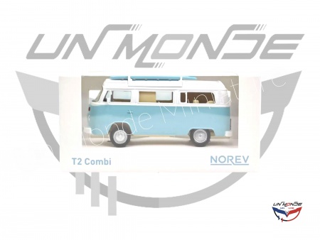 Volkswagen Combi T2b Camper Van 1973 Pastel Blue Jet-Car
