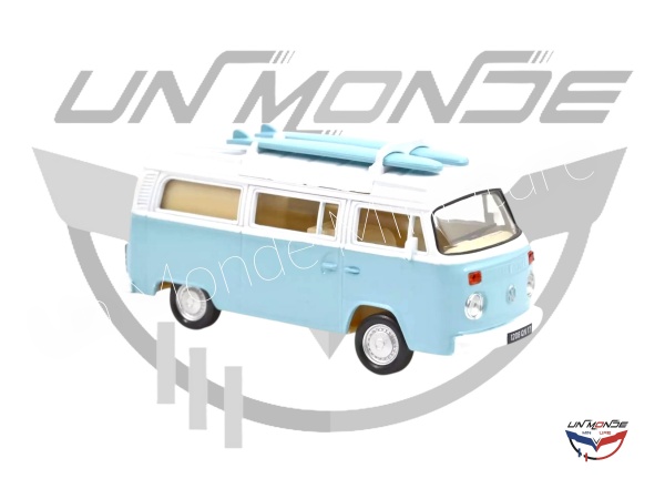 Volkswagen Combi T2b Camper Van 1973 Pastel Blue Jet-Car