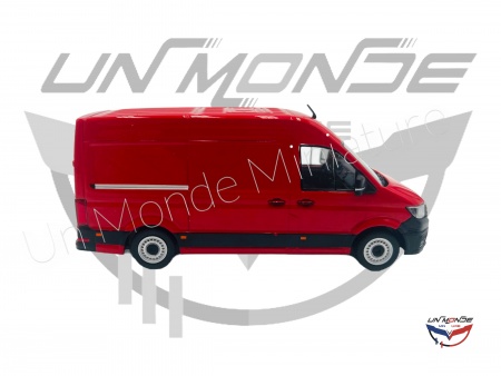 Volkswagen Crafter L2H2 Rouge avec planche de decalque POMPIER