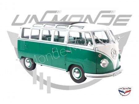 Volkswagen T1 1962 Samba Green and White